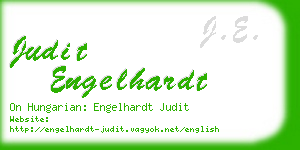 judit engelhardt business card